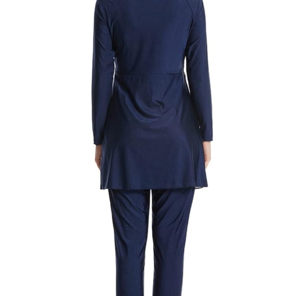 TONIGHT LAST CHANCE! 2 Piece Modest Swimsuit - Top and Pants Size M / L - Picture 5 of 12